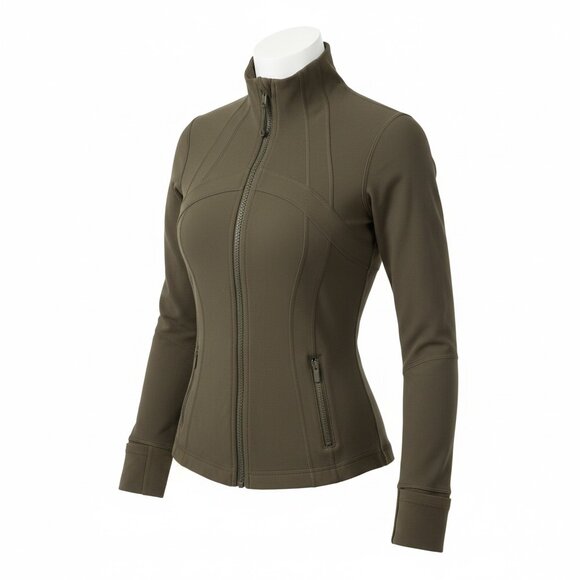 Lululemon Define Track Jacket Olive Green SZ Small Athletic Jacket - Picture 2 of 7